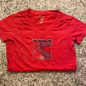 Women’s Rangers v-neck tshirt *small fit